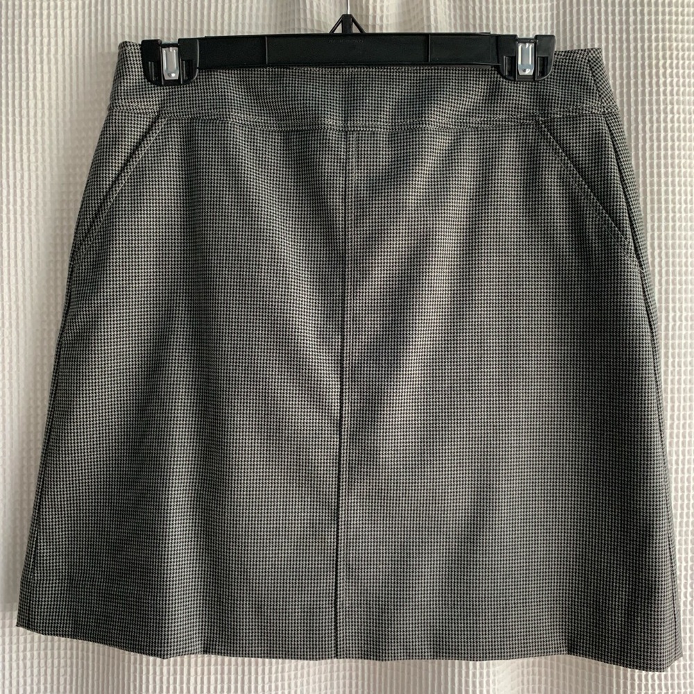 Uniqlo houndstooth mini skirt (8)